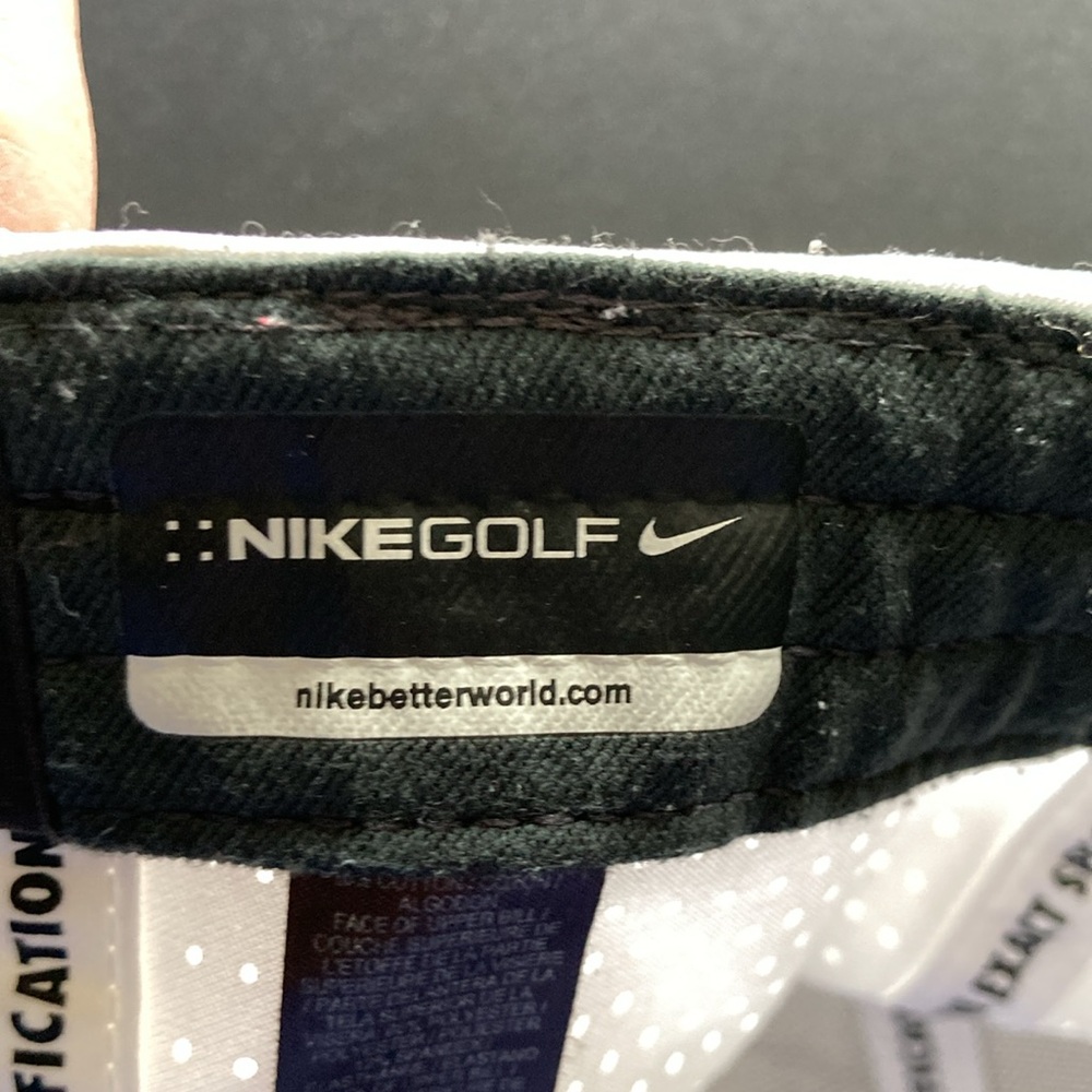 Nike Golf White Cap with Black Logo - Picture 6 of 9